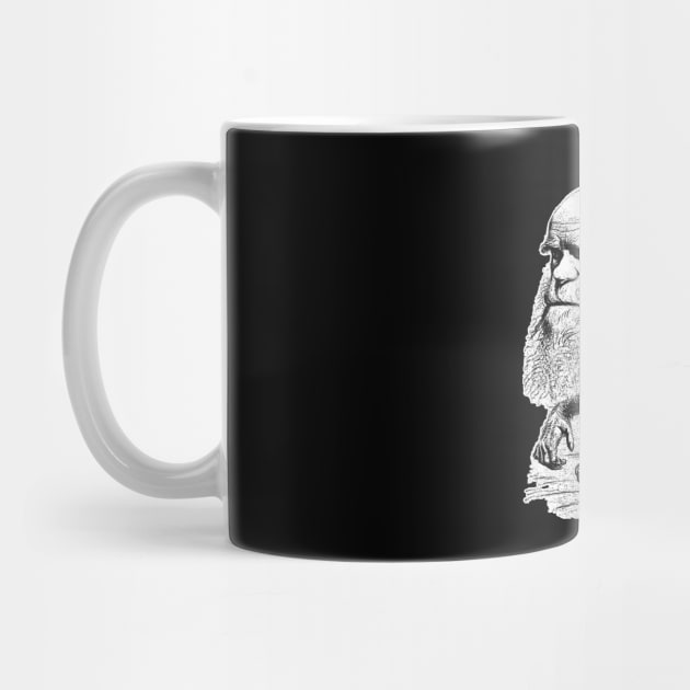 Charles Darwin As An Ape - Evolution by warishellstore